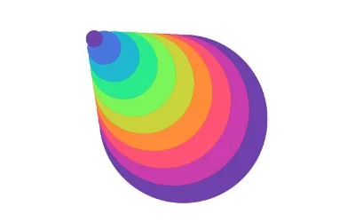 Jiggly Recursive Circles