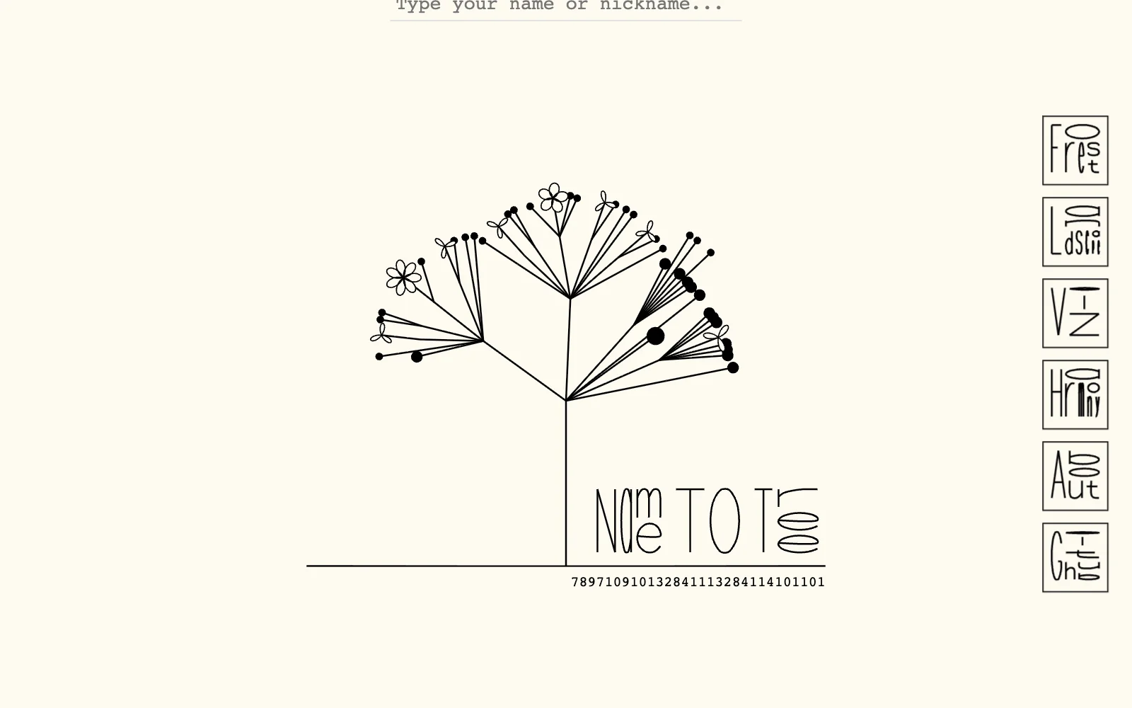 Name to Tree